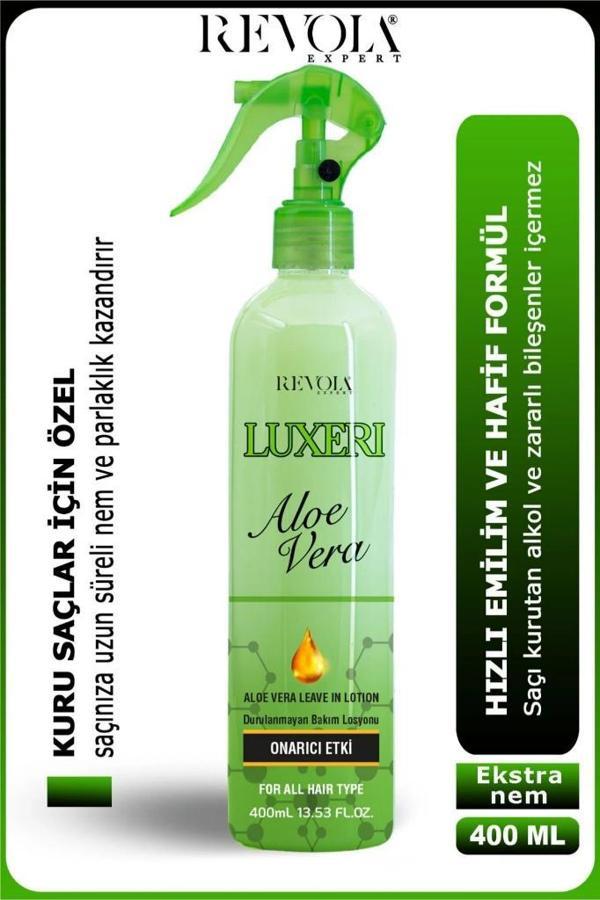 Revola Expert Luxeri Onarıcı Etki Fön Suyu 400 Ml Aloe Vera - Image 1