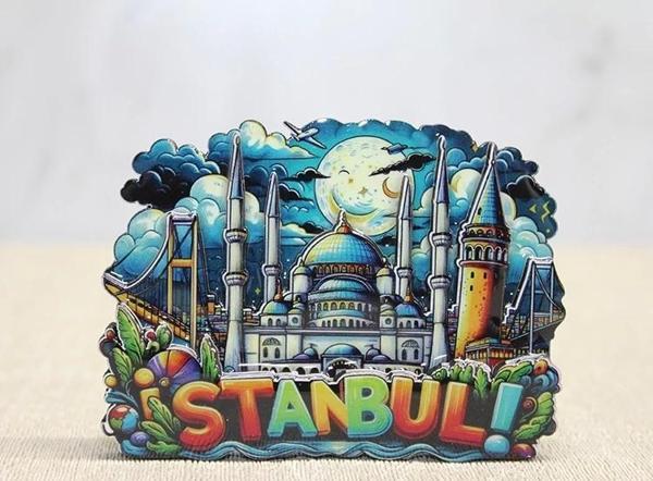 Ahşap İstanbul Temalı Magnet Alk4597 - Image 1