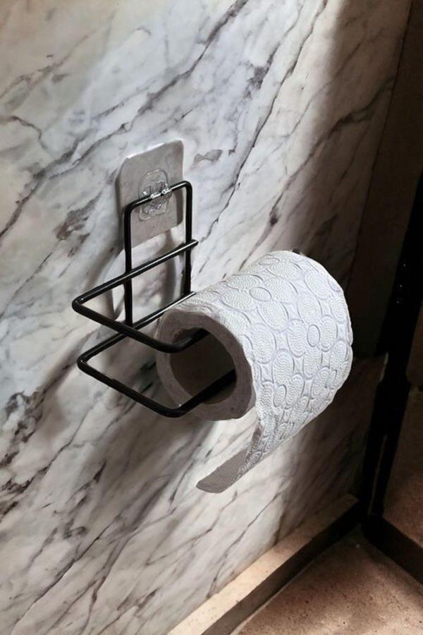 Metanova Süper Sticker Yapışkanlı Tuvalet Kağıdı Tutucu/Tuvalet Kağılık,Tuvalet Kağıdı Askısı - Image 1