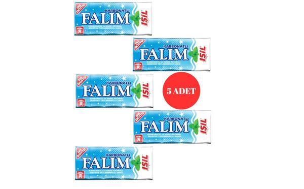 Falım Işıl Karbonat ve Nane Aromalı Şekersiz Sakız (5 ADET) - Image 1