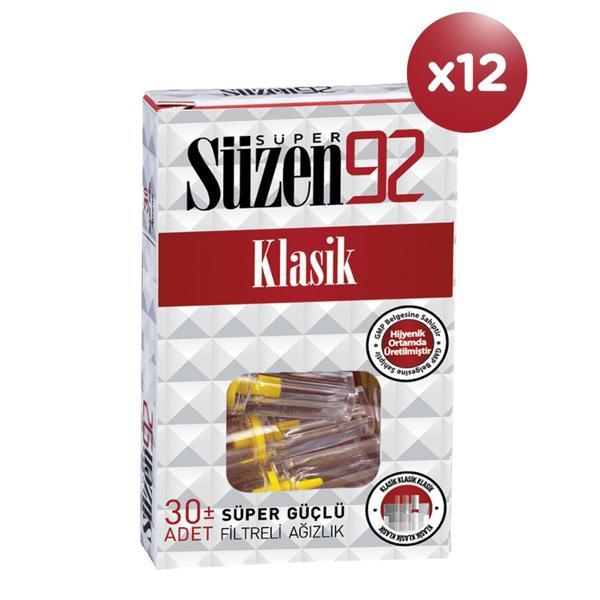 Süzen92 Sigara Ağızlığı Filtresi Regular - Klasik 12 ADET - Image 1