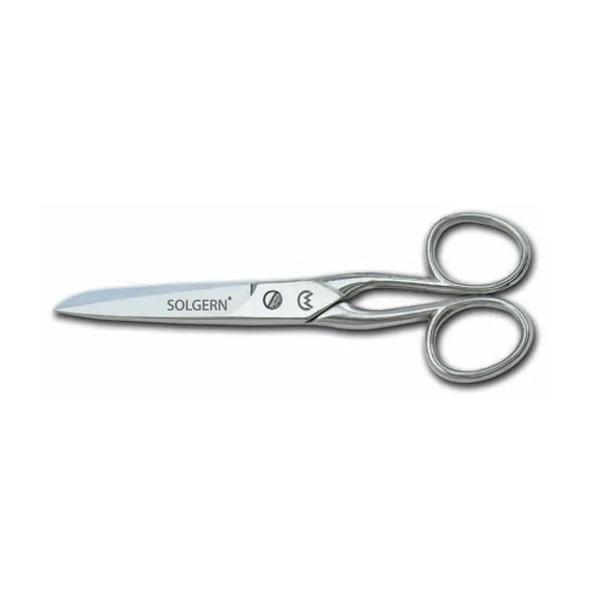 232-6 İplik Ve Kumaş Temizleme Makası No: 6 İnç / 15,24 Cm - Nikel Kaplama - Image 1