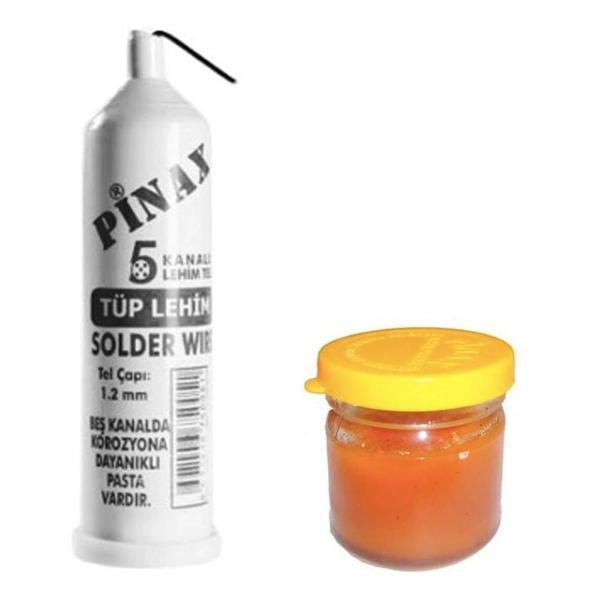 Tüp Lehim Teli Ve Lehim Pastası Set - Image 1