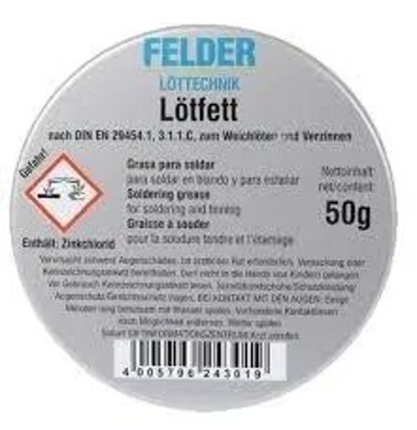 Felder Lötfett Lehim Pastası 50 Gr - Image 1
