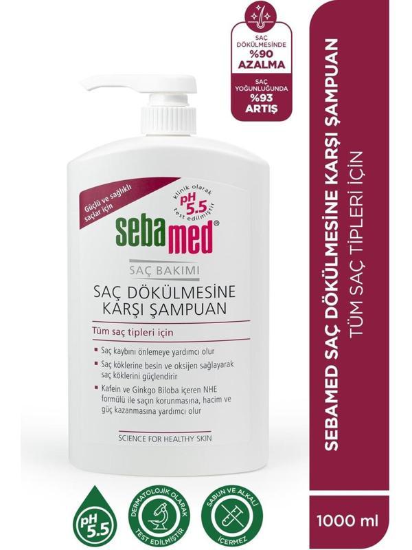Sebamed Şampuan 1000ML Saç Dökülmesine Karşı (Tüm Saç Tipleri için) Avantaj Pk - Image 1