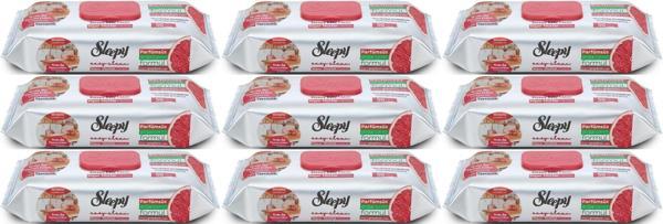 Sleepy Easy Clean Yüzey Temizlik Mutfak Havlusu-Mendili  50 Yaprak Greyfurt Yağlı (9Lu Set) 450 Yprk - Image 1