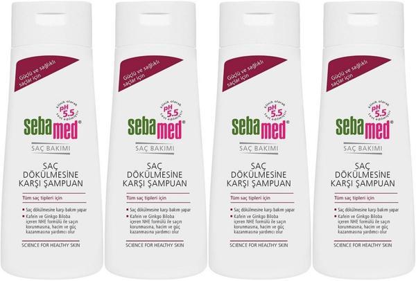 Sebamed Şampuan 200ML Saç Dökülmesine Karşı (Tüm Saç Tipleri için) (4 Lü Set) - Image 1