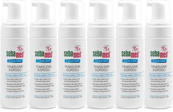 Sebamed Clear Face Yüz Temizleme Köpüğü 150ML (6 Lı Set) - Image 1