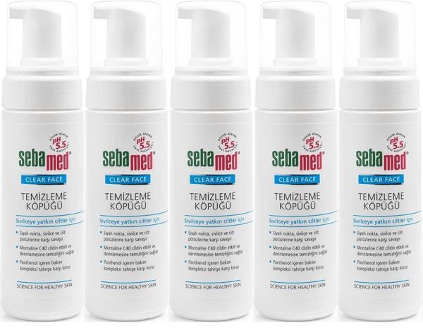 Sebamed Clear Face Yüz Temizleme Köpüğü 150ML (5 Li Set) - Image 1