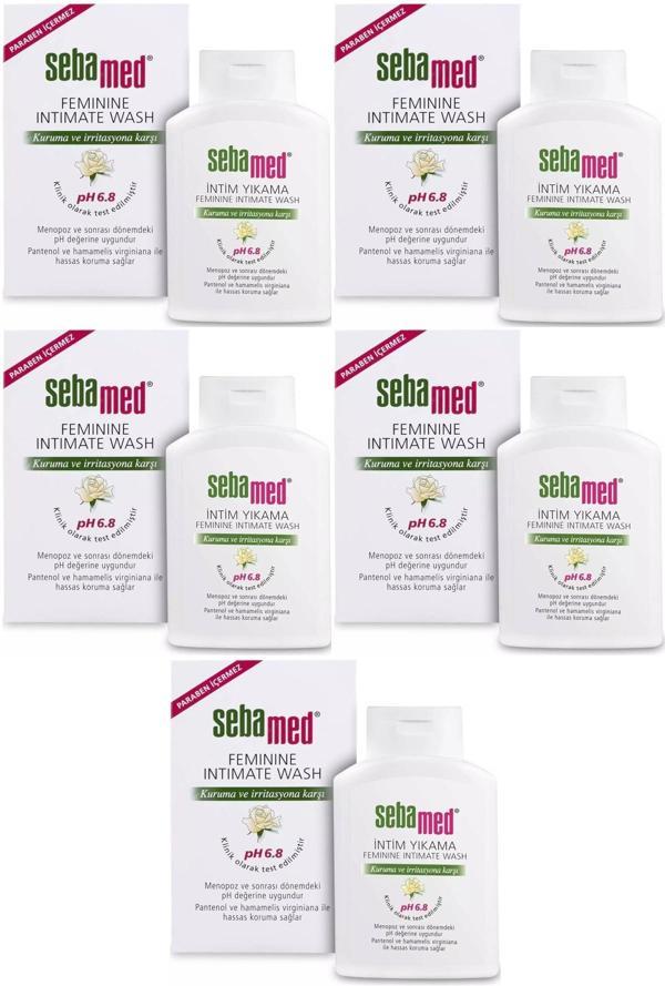 Sebamed İntim Menapoz Likit 200ML PH6.8 (Genital Bölge Temizleyici) (5 Li Set) - Image 1