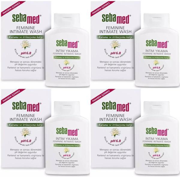 Sebamed İntim Menapoz Likit 200ML PH6.8 (Genital Bölge Temizleyici) (4 Lü Set) - Image 1