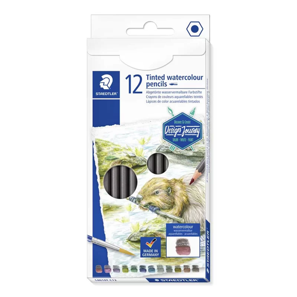 Staedtler C12 Tinted Watercolour Kuruboya Kalem Seti 12li - Image 1