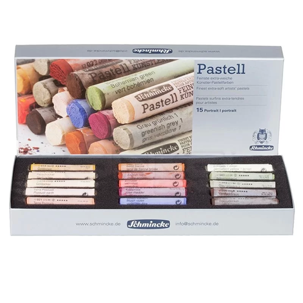 Schmincke Soft Pastel Boya Seti Portrait 15li - Image 1
