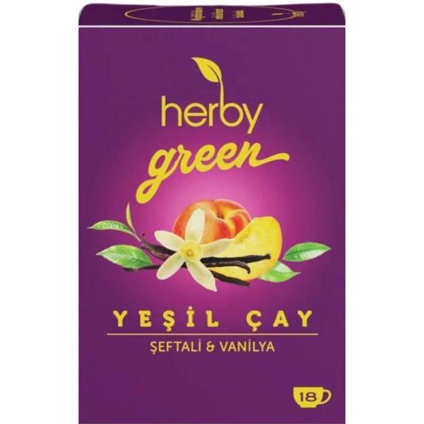 Herby Yeşil Çay Şeftali ve Vanilya  - Image 1