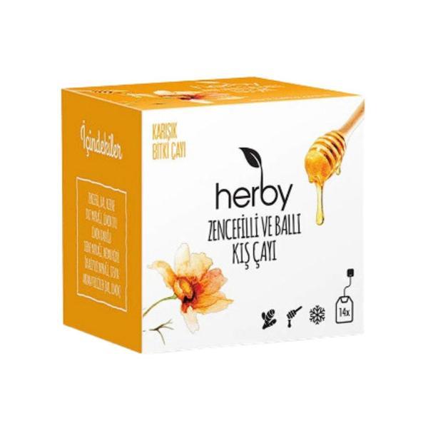 Zencefilli Ballı Kış Çayı 14'lü - Image 1