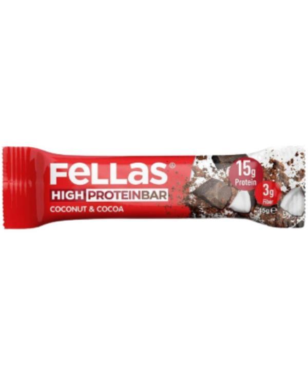 Yüksek Protein Bar - Hindistan Cevizli ve Kakaolu 45g - Image 1