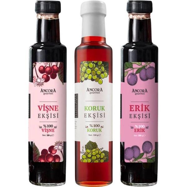 Ancora 3'lü Ekşi Seti (Vişne Ekşisi - Koruk Ekşisi - Erik Ekşisi) - Image 1