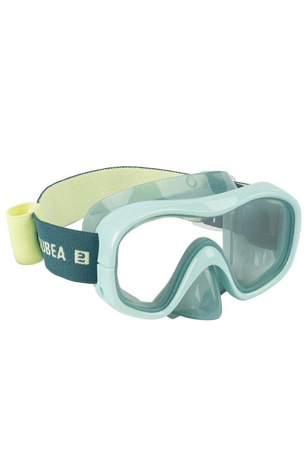 Decathlon Subea Dalış Maskesi - Açık Yeşil - 100 - Image 1
