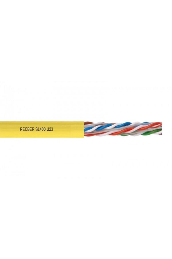 Reçber Bakır Halogen Free Cat6 Data Kablosu 4X2X23Awg Uçları Takılı 20 Metre - Image 1