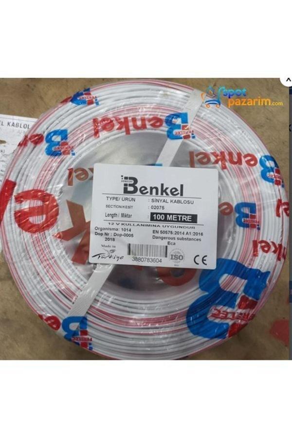 Benkel Cca 2X0.75 Kordon Elektrik Kablosu 100Mt Kaliteli Kablo - Image 1