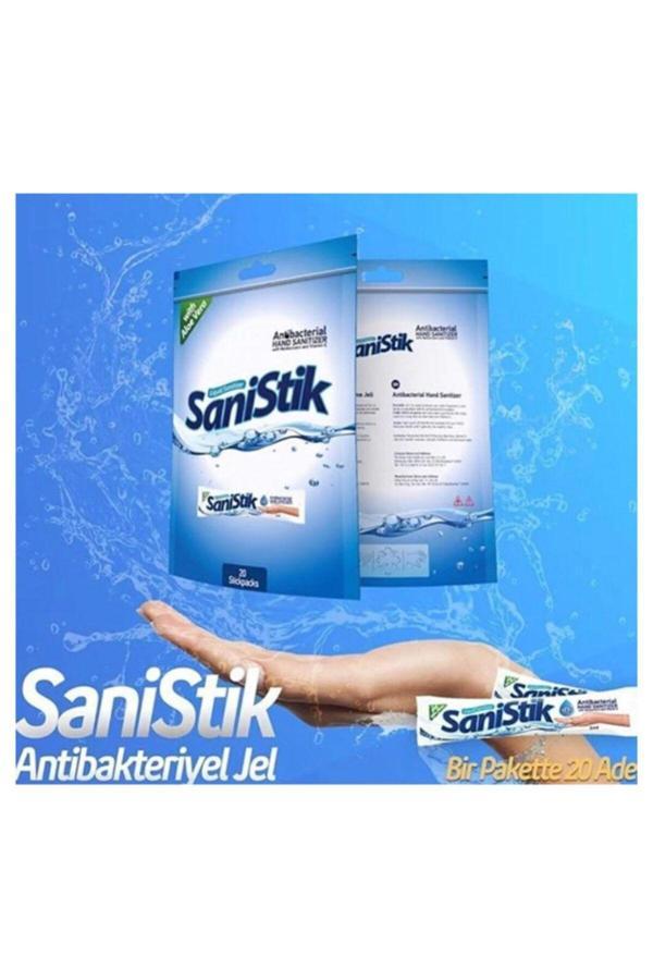 Sanistik Aloe Vera Alkol Bazlı  El Temizleyici Jel Dezenfektan 3 Ml X 40'Lı - Image 1