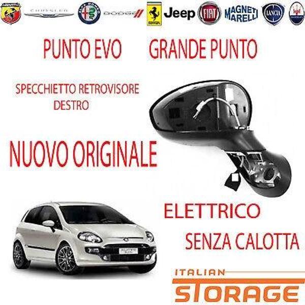 Fiat Linea-G.Punto 2005- Dış Dikiz Aynası Sağ Elek+Isıtmalı (Oem No:735410429) - Image 1