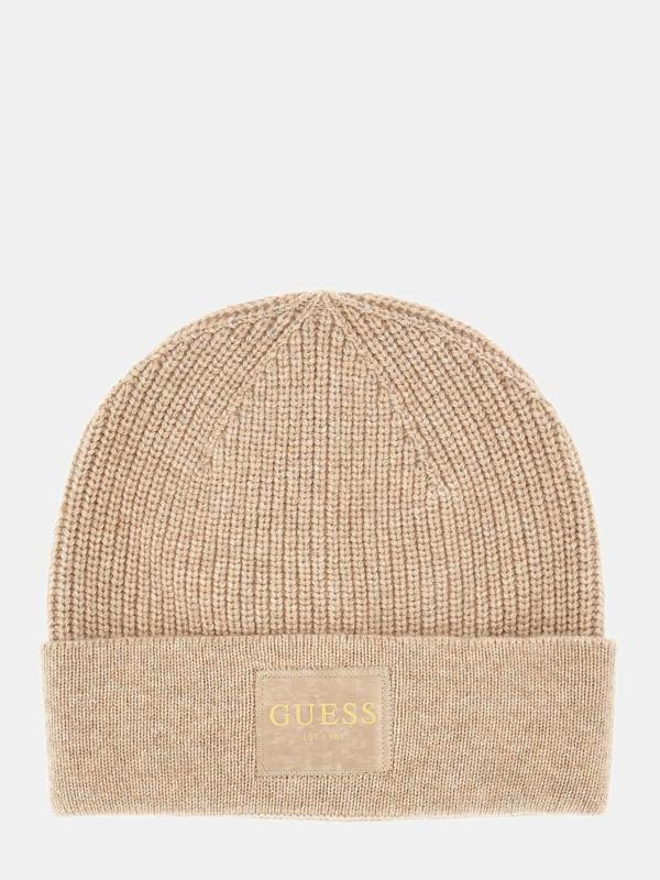 Guess Access Kadın Gri Kaşmir Karışımlı Şapka AW5436POL03-TUP - Image 1