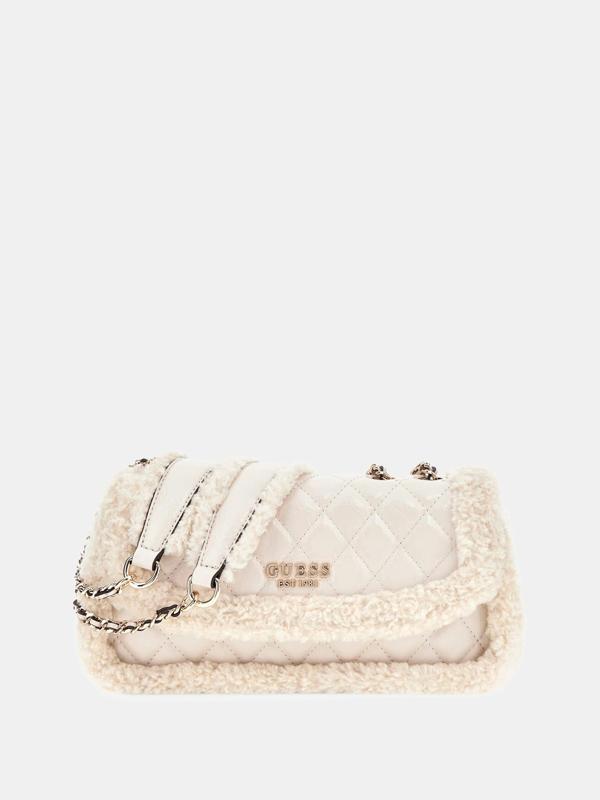 Guess Lida Kadın Ekru Omuz Çantası HWTG8139210-BON - Image 1