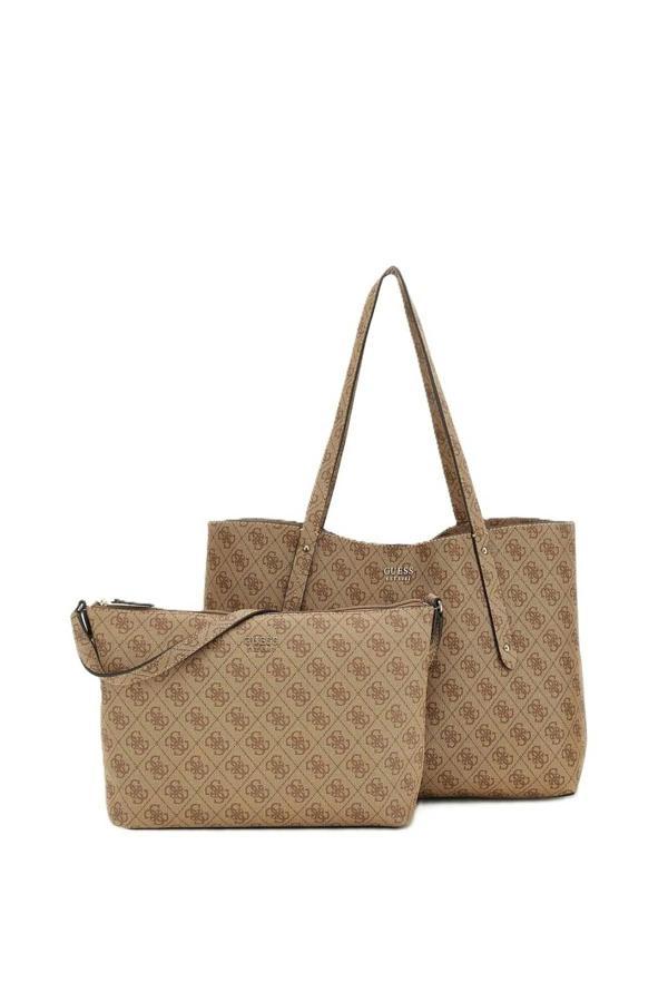 Guess Brenton Kadın Kahverengi Tote Çanta HWLG9648230-LTL - Image 1