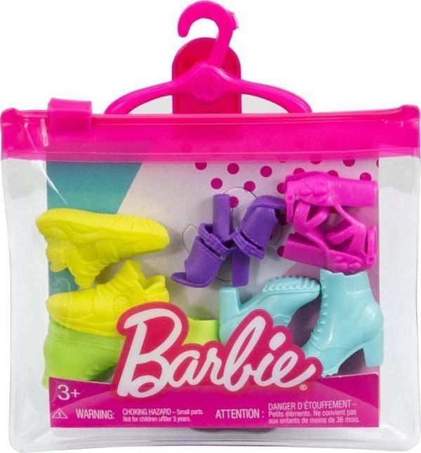 Barbie Ayakkabı Koleksiyonu HBV30, Oyuncak Bebekler İçin Farklı Renkler de Ayakkabılar - Image 1