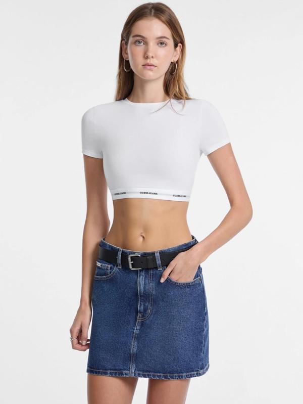 Guess Jeans Kadın Beyaz Modal Karışımlı Bralet W5YZ02KBBU1-G011 - Image 1