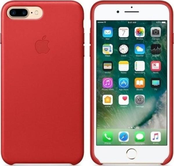 Daytona Apple iPhone 7/8 Plus Deri Kılıf - Kırmızı - Image 1