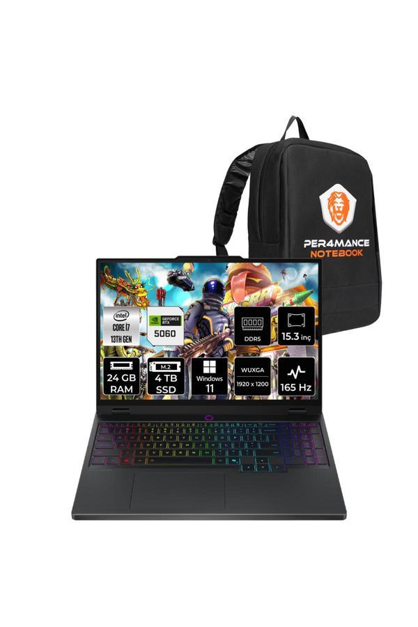 LENOVO Legion 5 i7-13650HX 24GB 4TB SSD RTX5060/8GB 115W 165Hz WUXGA 15.3" W11P Gaming Laptop - Image 1