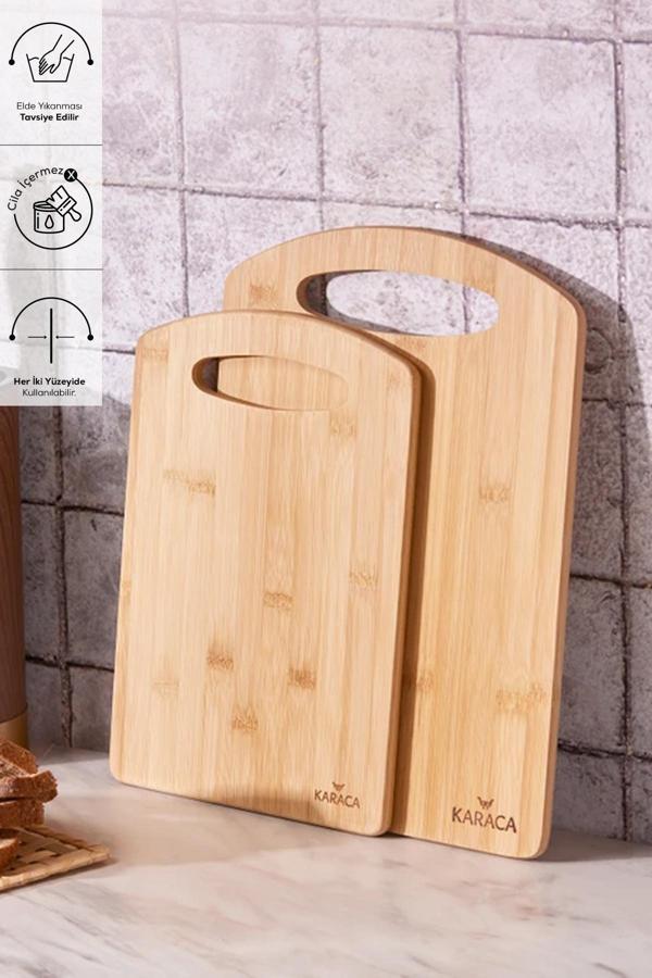Karaca Stark 2'li Bambu Kesme Tahtası 28/33 Cm - Image 1