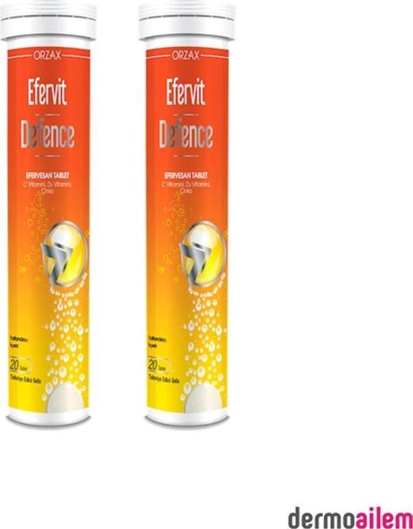 Orzax Efervit Defence 20+20 Efervesan Tablet - Image 1