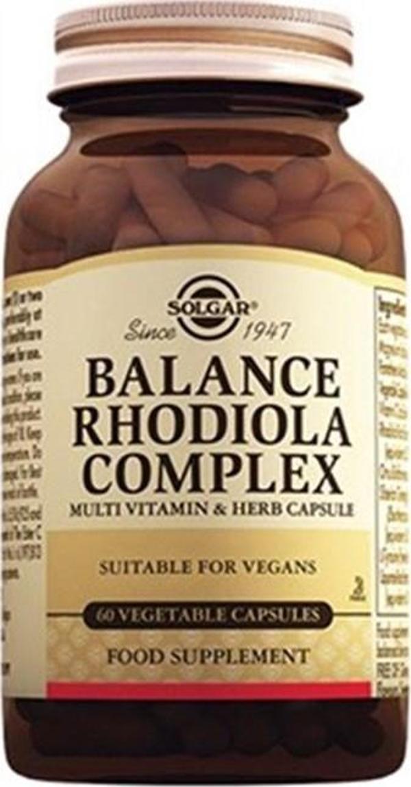 Solgar Balance Rhodiola Complex 60 Kapsül - Image 1