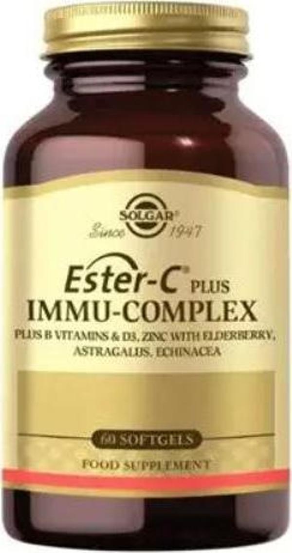 Solgar Ester-C Plus Immu-Complex 60 Softgrels - Image 1