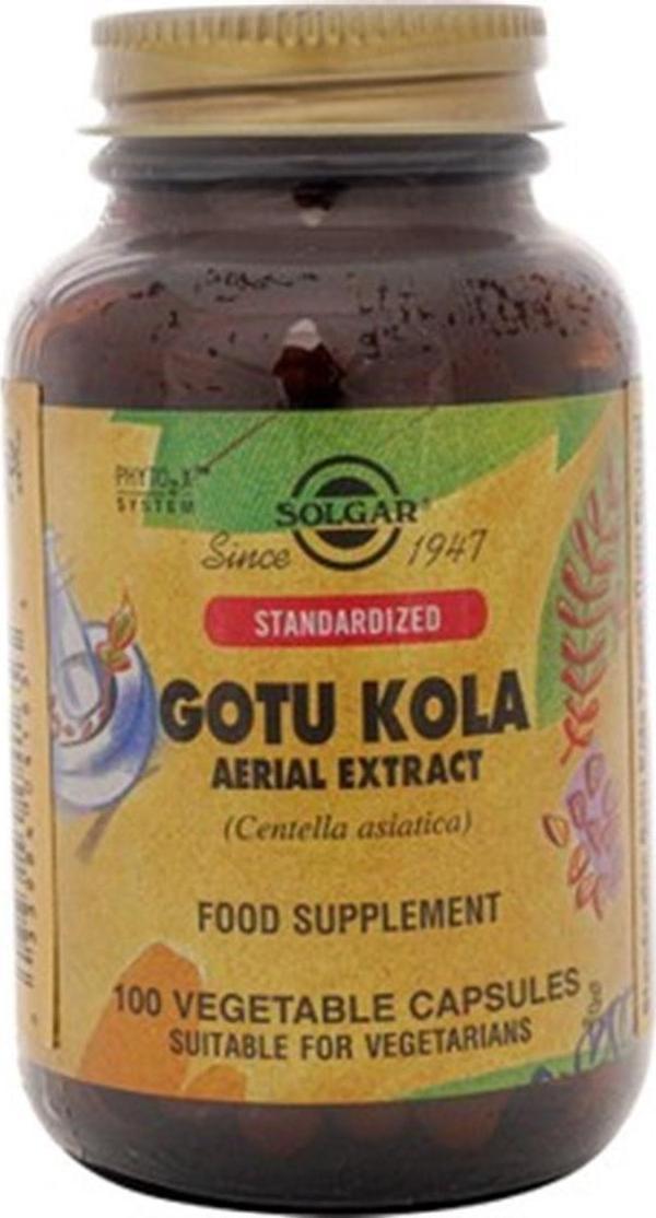 Solgar Gotu Kola Aerial Extract 100 Kapsül - Image 1