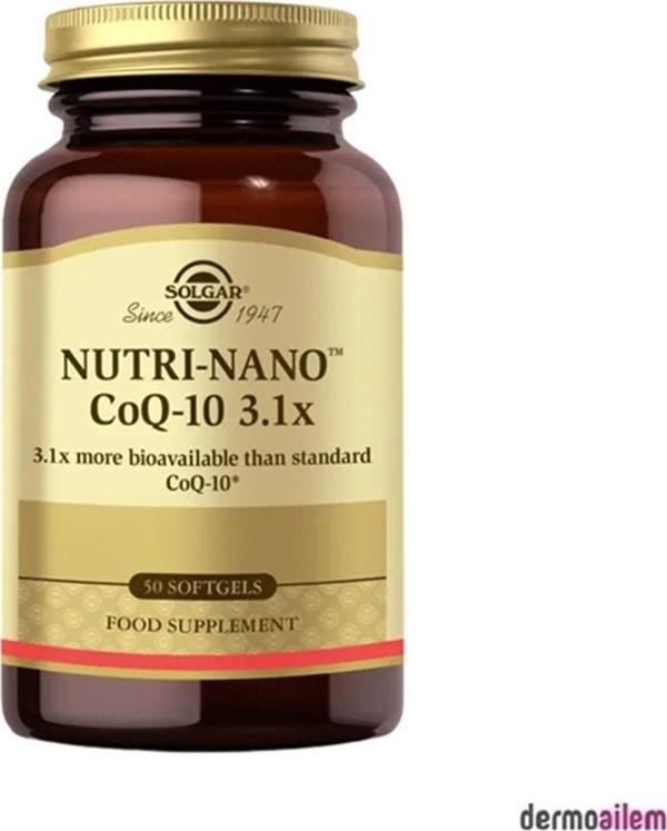Solgar Nutri-Nano Coq-10 3.1X 50 Kapsül - Image 1