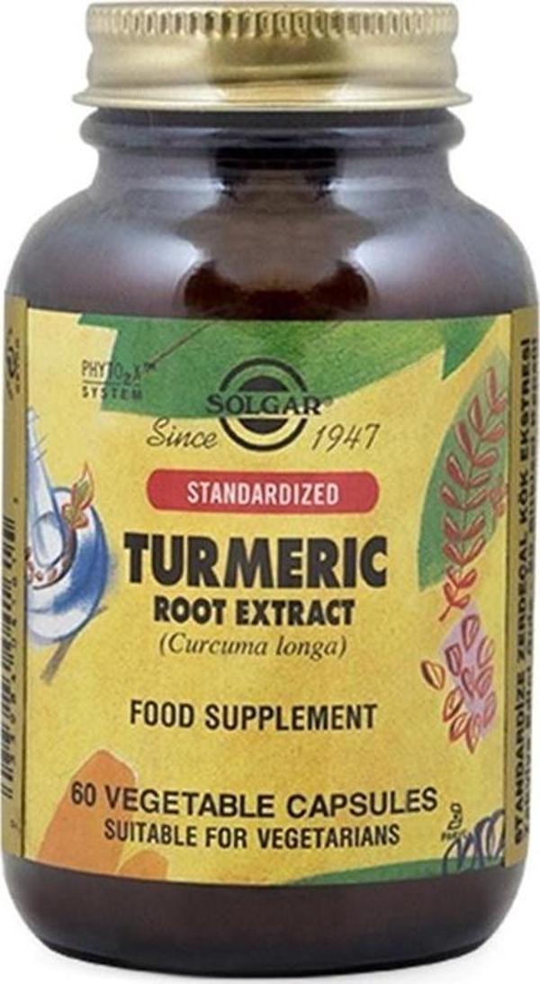 Solgar Turmeric Root Extract 60 Kapsül - Image 1