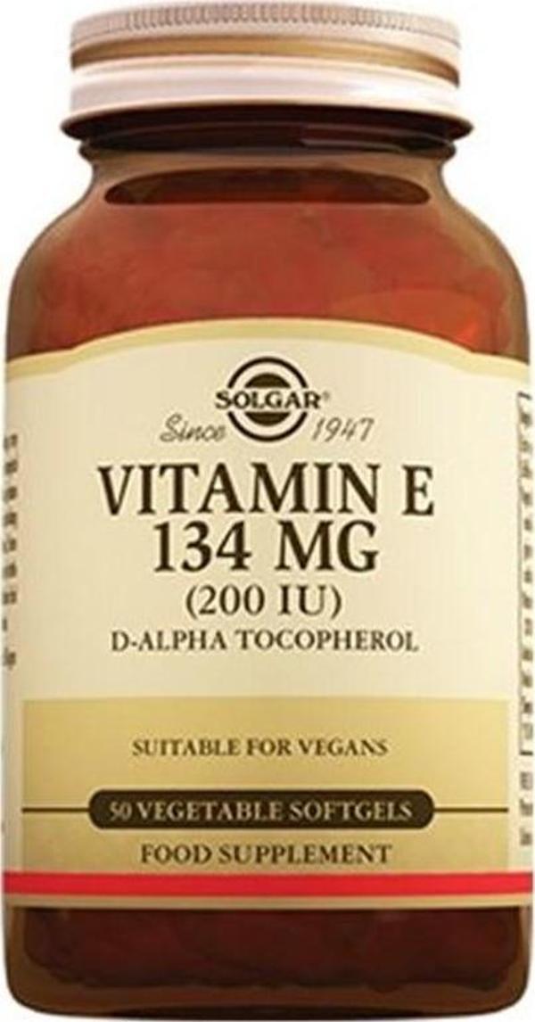 Solgar Vitamin E 200 Iu 50 Kapsül - Image 1