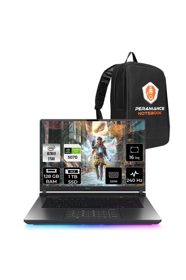 ASUS Rog Strix G16 Ultra 9 275HX 80GB 1TB SSD RTX5070/8GB 240Hz 16" QHD+ FDOS Gaming Laptop G615LP - Image 1