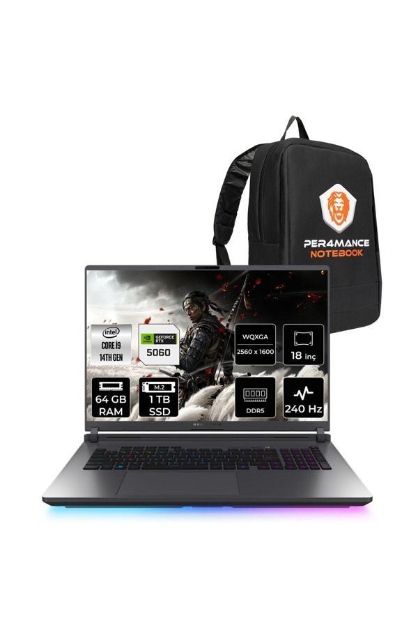 ASUS Rog Strix G18 i9 14900HX 64GB 1TB SSD RTX5060/8GB 240Hz 16" QHD+ FDOS Gaming Laptop G815JMR - Image 1