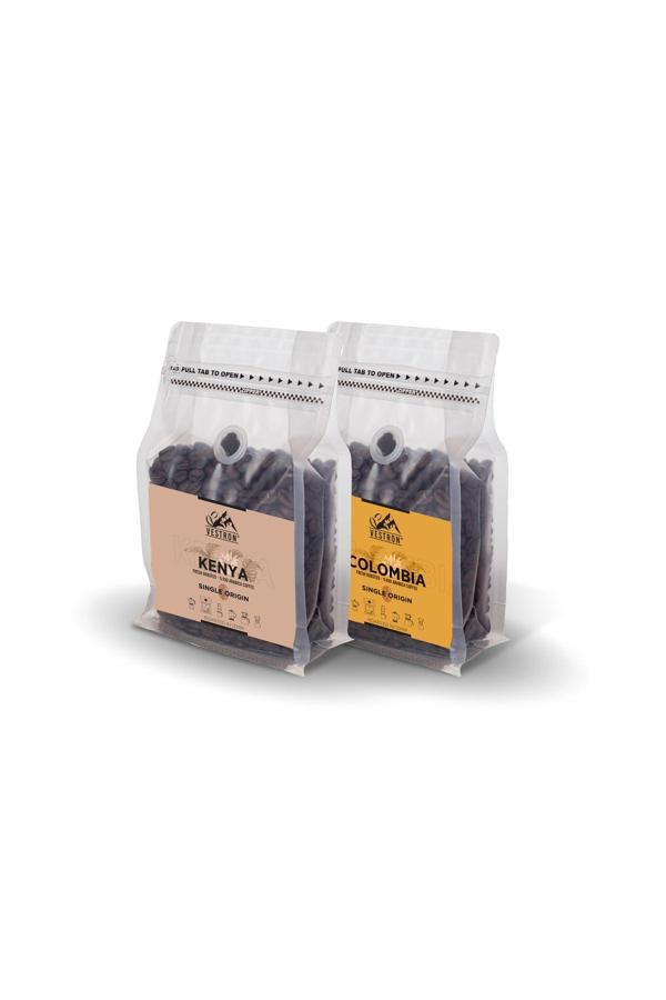 Vestron Süper 2'Li Set Kolombiya Ve Kenya Yöresel Filtre Kahve 2X500Gr S2203 - Image 1