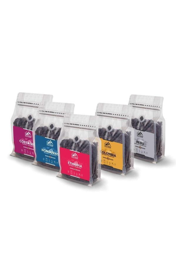 Vestron Coffee Works Dünya Kahveleri Seti 5X250Gr V11 - Image 1