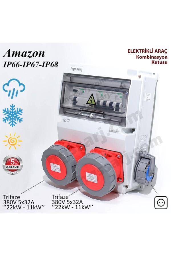 Hgsşarj Amazon Ip66-Ip67-Ip68 Trifaze Elektrikli Araç Kombinasyon Kutusu - Image 1