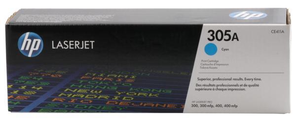 HP 305A Cyan Mavi 2.600 Sayfa Toner CE411A - Image 1