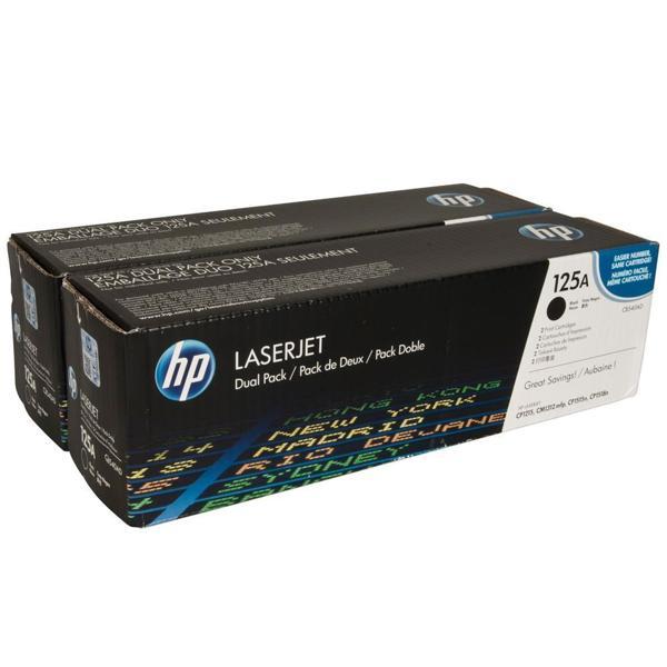 HP 125A Black Siyah Çiftli 2.200 Sayfa Toner CB540AD - Image 1