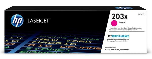 HP 203X Magenta Kırmızı Yüksek Kapasite 2.500 Sayfa Toner CF543X - Image 1