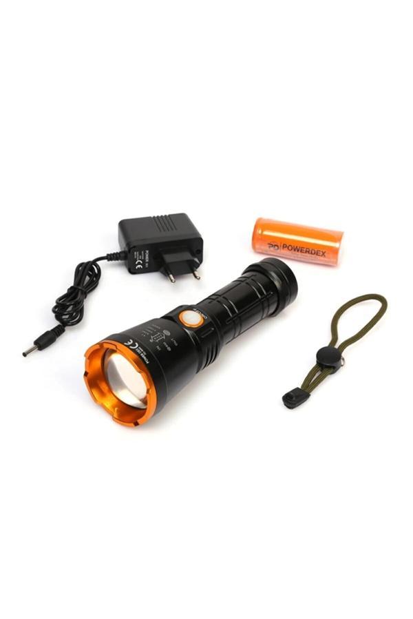 Pd-6682 1000 Lümen 15 Watt Profesyonel Şarjlı El Feneri - Image 1